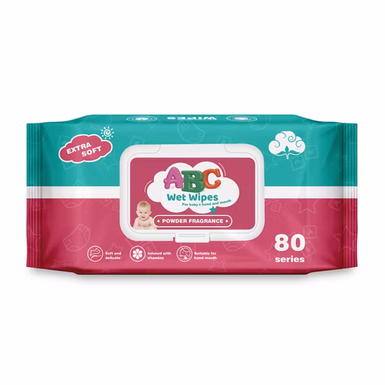 Spezielle Vliesstoffe / mit Aloe Vera / Reinigungstuch / antibakterielles Desinfektionstuch / biologisch abbaubare weiche Feuchttücher aus Bambus / Feuchttuch aus Baumwolle / OEM Eco Baby Care Feuchttuch