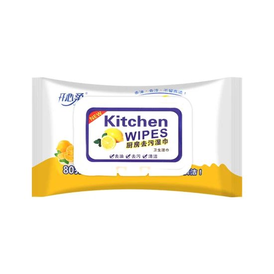 Factory Kitchen Clean Wet Wipes Einwegtücher OEM ODM Customize Support Private Label Wipes