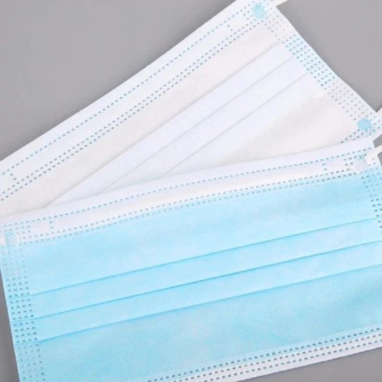 CE FDA 3-fach 4-fach Ohrschlaufen-Krawatte Krankenhaus Mascarilla Non Woven Typ Iir Lieferant Großhandel Staub Blau Weiß Schwarz Schützende chirurgische Einweg-Gesichtsmaske